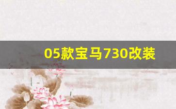 05款宝马730改装,08款宝马730改装