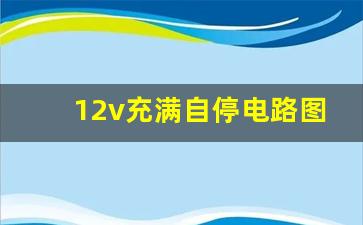 12v充满自停电路图,12v电瓶过放保护电路图