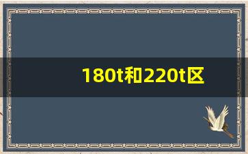 180t和220t区别,19t和25t