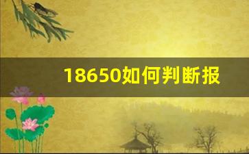 18650如何判断报废,正规的18650电池多少钱