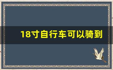 18寸自行车可以骑到几岁,22寸自行车适合多大年龄骑