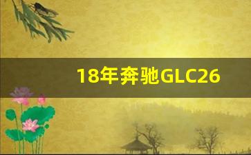 18年奔驰GLC260动感配置