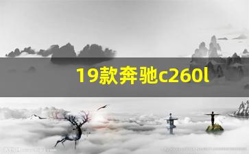 19款奔驰c260l配置参数,奔驰c260算什么档次