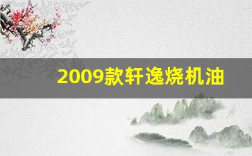 2009款轩逸烧机油