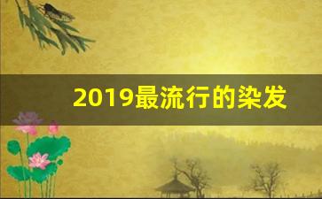 2019最流行的染发颜色,今年流行什么颜色头发