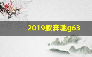 2019款奔驰g63报价及图片