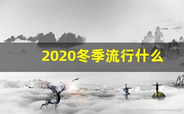 2020冬季流行什么衣服