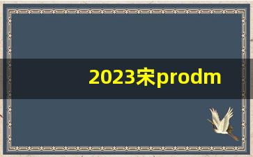 2023宋prodmi配置参数表,宋pro71km和110km怎么选