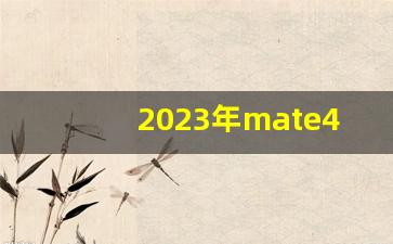 2023年mate40pro还值得入手吗