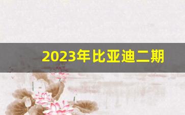 2023年比亚迪二期线上项目,比亚迪众筹二期最新消息视频播放