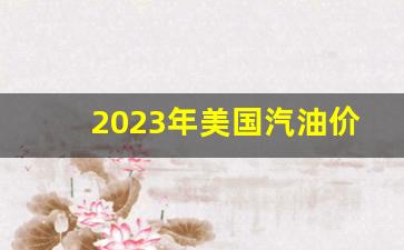 2023年美国汽油价格,中国油价是美国的几倍