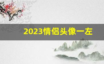 2023情侣头像一左一右,情侣头像二人专用