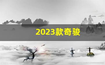 2023款奇骏