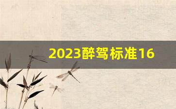 2023醉驾标准160以下,醉驾多少检察院免于起诉