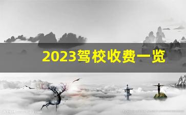 2023驾校收费一览表,驾校包过都是怎么弄的