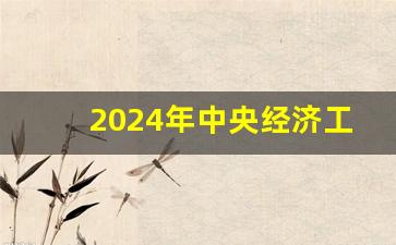 2024年中央经济工作会议精神