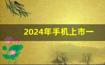 2024年手机上市一览表,2024苹果发布会有哪些产品