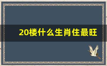 20楼什么生肖住最旺