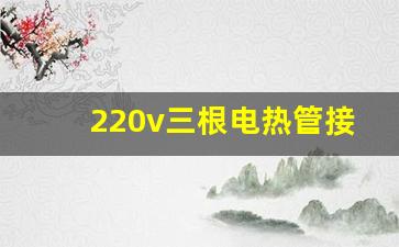 220v三根电热管接法