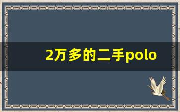 2万多的二手polo,二手大众polo价格表