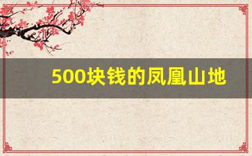 500块钱的凤凰山地车怎么样