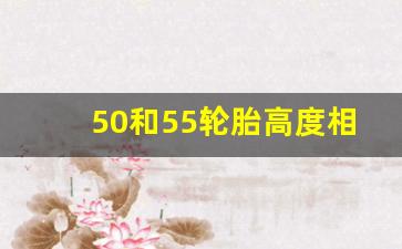 50和55轮胎高度相差几厘米,轮胎扁平比50换55审车能过吗