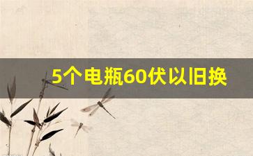 5个电瓶60伏以旧换新多少钱,天能60伏电5个电瓶价格