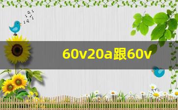 60v20a跟60v22a区别