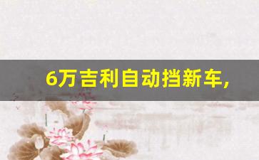 6万吉利自动挡新车,吉利车好还是奇瑞车好