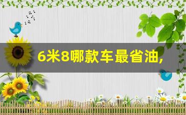 6米8哪款车最省油,天锦KR260国六质量怎么样