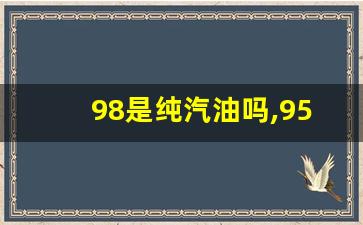 98是纯汽油吗,95剩一点可以加98吗