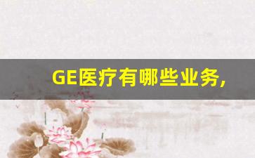 GE医疗有哪些业务,GE医疗的了解