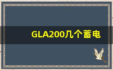 GLA200几个蓄电池