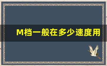 M档一般在多少速度用最佳,m档位在什么情况下用