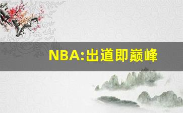 NBA:出道即巅峰