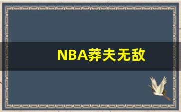 NBA莽夫无敌