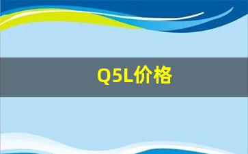 Q5L价格