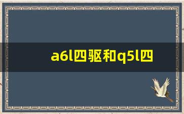 a6l四驱和q5l四驱性能哪个好,a6与q5l哪个值得购买