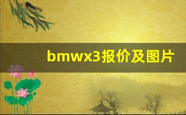 bmwx3报价及图片,宝马x3好还是x5好