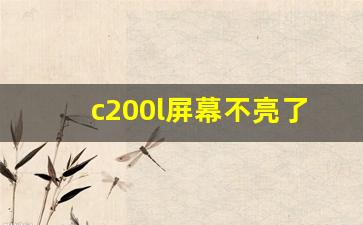 c200l屏幕不亮了,奔驰C级仪表不亮了是咋回事