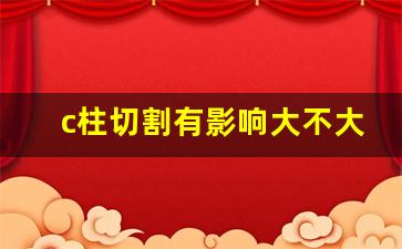 c柱切割有影响大不大,后叶子板切割影响c柱吗