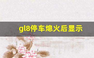 gl8停车熄火后显示屏怎么关,别克gl8车钥匙拿走会熄火吗