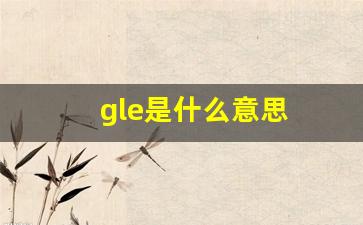 gle是什么意思