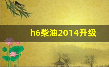 h6柴油2014升级版四驱