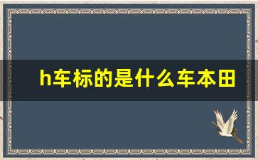 h车标的是什么车本田多少钱