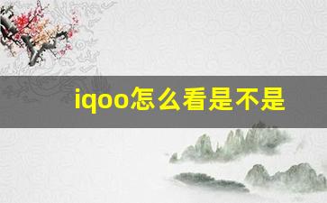 iqoo怎么看是不是新机