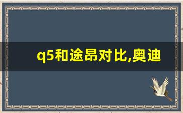 q5和途昂对比,奥迪q5的配置参数