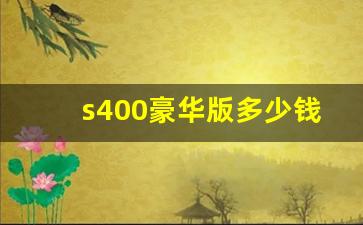 s400豪华版多少钱,s400l奔驰价格2021款图片