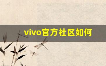 vivo官方社区如何使用,vivox9s