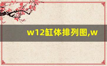 w12缸体排列图,w12是多少缸